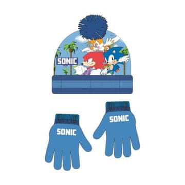 Alltoys Sonic komplet modre kape s cofom in rokavic