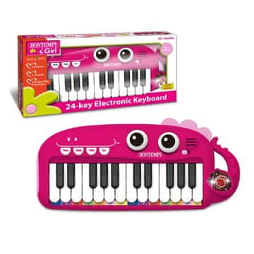 Bontempi Elektronski klavir z 24 tipkami in svetlobnimi učinki