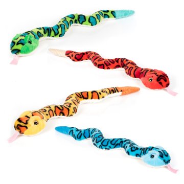 Alltoys Plišasta klopotača z ropotuljico, 80 cm – 4 barve