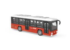 Alltoys Rdeči avtobus s svetlobnimi in zvočnimi učinki, Pull Back