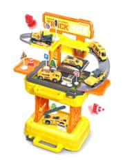 Alltoys Igralni komplet 2 v 1 v kovčku – gradbena vozila