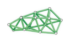 Geomag Geomag Glow magnetni gradbeni set, 93 delov