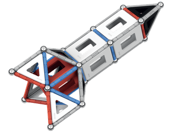 Geomag Geomag NASA Rocket magnetni gradbeni komplet, 103 deli