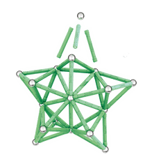 Geomag Geomag Glow magnetni gradbeni set, 93 delov