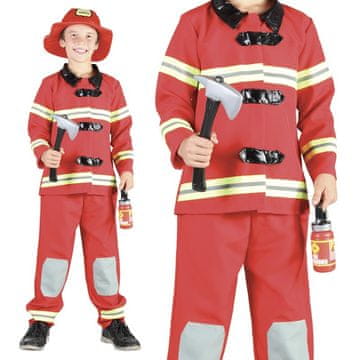 Sparkys Pustni kostum gasilca za otroke, 110–120 cm