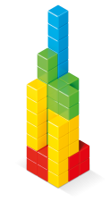 Geomag Geomag Magicube Full Color – magnetne kocke, 64 delov
