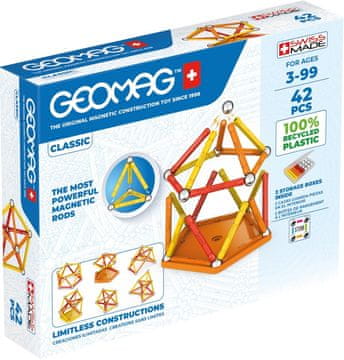 Geomag Magnetni konstrukcijski komplet Geomag Classic, 42 delov