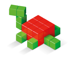 Geomag Geomag Magicube Full Color – magnetne kocke, 64 delov