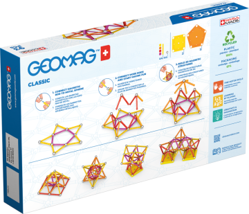Geomag Geomag Classic magnetni gradbeni komplet, 93 delov
