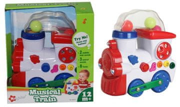 Alltoys Glasbena lokomotiva z lučmi, 8 melodijami in 3 živalskimi zvoki