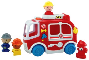 Alltoys Gasilsko vozilo z zvoki, za otroke od 1 leta