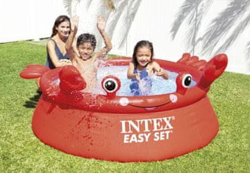 Alltoys Otroški bazen Intex v obliki raka, 183 × 51 cm