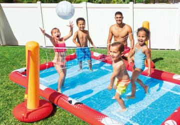 Alltoys Napihljiv športni igralni center z bazenčkom 325 × 267 × 102 cm