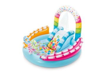 Alltoys Napihljivo igralno središče Candy s toboganom in 6 žogicami