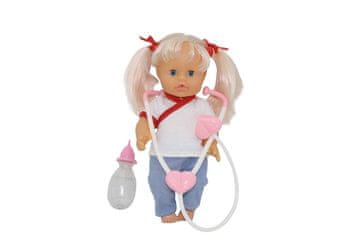 Alltoys Lutka Nena 36 cm – zdravnica s stetoskopom in stekleničko