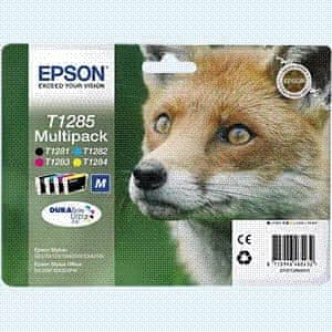 Epson T1285 (BK/C/M/Y), komplet originalnih kartuš