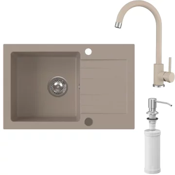 HOMEVELLO Kuhinjsko korito MIXA 681101 BEIGE SET