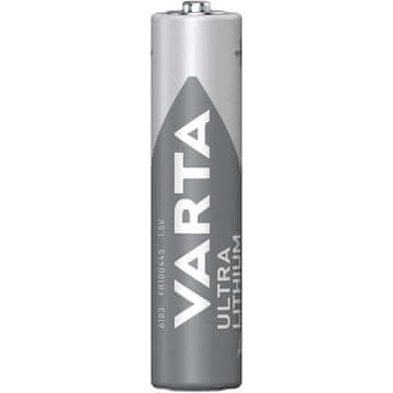 Nedis Litijeva baterija AAA 1 5 V DC 1100 mAh 4 pretisni omot Siva srebrna