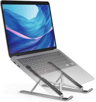 Durable Durable Zložljivo stojalo za prenosnik/tablico do 15", srebrno