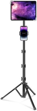 slomart elitehood 165 cm stativ za iPad, nastavljiv po višini, vrtljiv