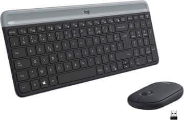 Logitech Logitech MK470 Slim Combo bežično tipkovnica-miška set