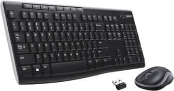 Logitech Logitech MK270 brezžična tipkovnica in miška za Windows