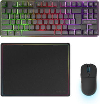 Mars Mars Gaming MCPWTKL bežični gaming combo (US QWERTY)