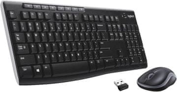 Logitech Logitech MK270 brezžični set tipkovnice in miške