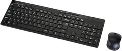 Amazon Amazon Basics komplet tipkovnice in miške, polna velikost, brezžični, USB