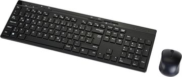 Amazon Amazon Basics komplet tipkovnice in miške, polna velikost, brezžični, USB