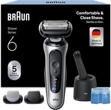 BRAUN Braun Series 6 električni brivnik, srebrni, 62-S7650cc