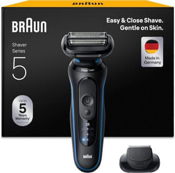 BRAUN Braun Series 5 električni brivnik, modri, 52-B1200si