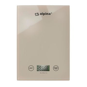 Alpina alpina digitalna kuhinjska tehtnica - g, lb, oz, ml, Tara funkcija