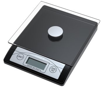 Genie Genie 3623 EDS digitalna kuhinjska tehtnica, 5kg, 1g, LCD, steklena površina