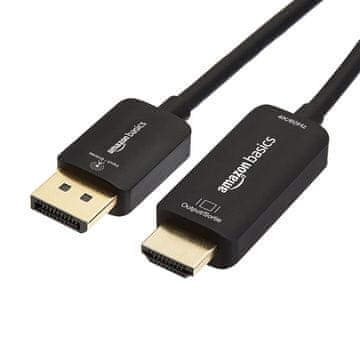 Amazon Amazon Basics DisplayPort na HDMI kabel, 1.8m - 4K@60Hz