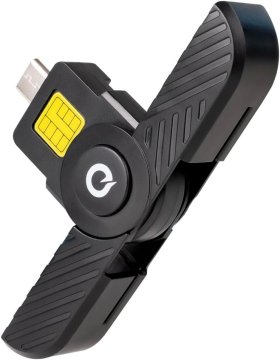TooQ TOOQ TQR-3011B čitalnik pametnih kartic USB-C (DNI)