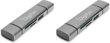 Digitus DIGITUS Dual čitalnik kartic USB 3.0 Hub (2 kosa)