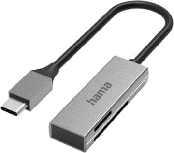 Hama Hama USB čitalnik kartic SD/microSD USB-C 3.0