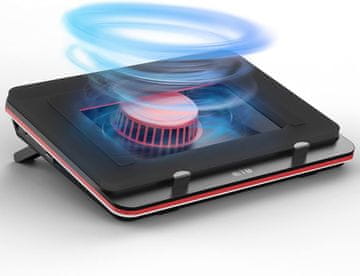slomart IETS GT500 močan turbo ventilator za prenosnik (5000 vrt./min)