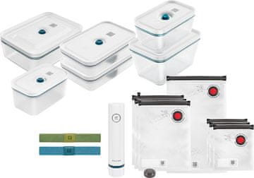 Fresh ZWILLING Fresh & Save vakuumski set za hrano, 16-delni, modra