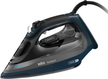 BRAUN Braun TexStyle 9 SI9682 DB likalnik, FreeGlide 3D, navpična para, samočiščenje