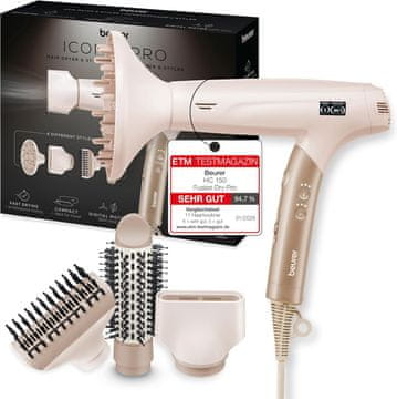 Beurer Beurer HC 150 FusionDry Pro sušilnik las, ultralahki, digitalni motor