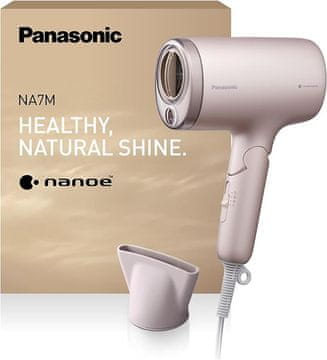 Panasonic Panasonic EH-NA7M-P825 nanoe sušilec za lase - Sklopiv, Hitro sušenje, s Koncentratorjem