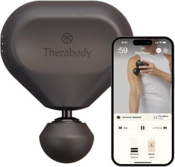 THERABODY TheraGun Mini masažna pištola, 3. gen., črna, za lajšanje bolečin