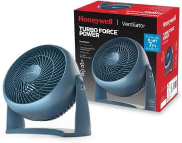 Honeywell Honeywell TurboForce Ventilator - Modra izvedba, tiho hlajenje, nastavljiv nagib