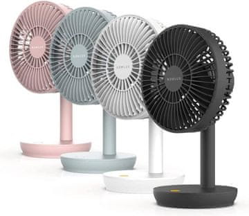 slomart Newlux Windpure Desk W300 USB namizni ventilator - 4 hitrosti, 50 min delovanja