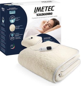Imetec Imetec Adapto električna podloga za posteljo 150x80 cm, 100% volna