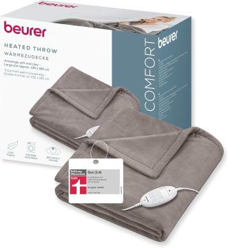 Beurer Beurer HD 75 grelna odeja, 6 stopenj toplote, varnostni sistem, samodejni izklop