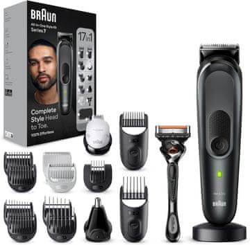 BRAUN Braun All-In-One Trimmer Set 7, 17v1 Multigroomer
