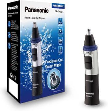 Panasonic Panasonic ER-GN30-K503 vlažno/suhi trimer za nos in ušesa, moški